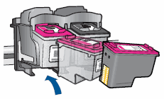 Image: Insert the  ink cartridge into its slot
