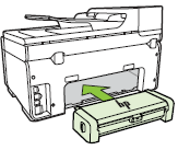 Illustration of reinserting the duplexer into the product